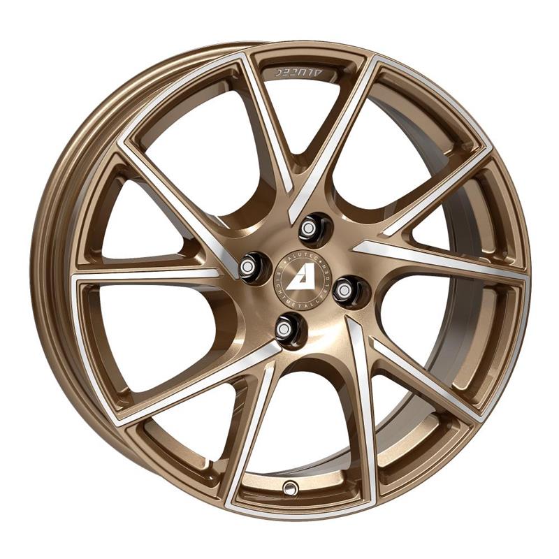 Alutec ADX.01 metallic-bronze frontpolished 7xR17 4×108 ET18 65.1